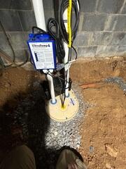 TripleSafe Sump Pump Installed