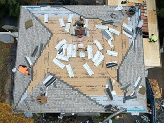 New Shingles Are Installed