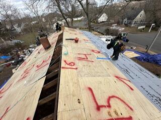 New Plywood Is Installed