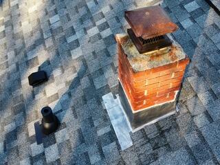 New Flashing for the Chimney & Pipes