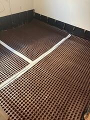 Installing Drainage Matting