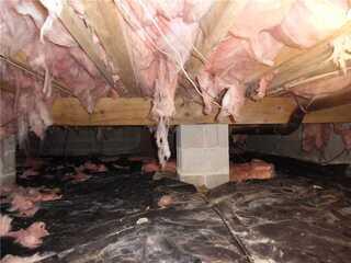 Wet Crawl Space Conditions