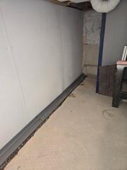 Perimeter Drainage System Installed