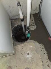 Drains Into Current Sump Pump System