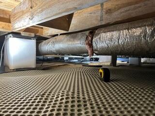 Drainage Matting Installed