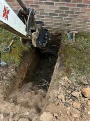 Close Up of Excavation