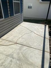 Sealed Concrete Cracks