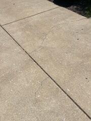 Concrete Cracking Before Repair