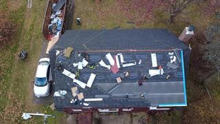 New Shingles Are Installed