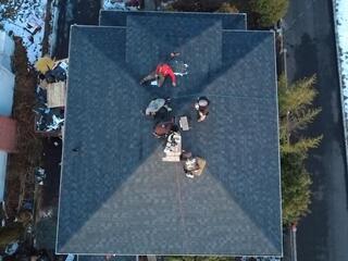 New Shingles Are Installed