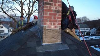 New Flashing on the Chimney