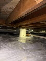 Wrapping the Piers Prevents Condensation From Entering