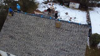 Ridge Vent Is Installed