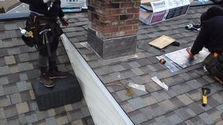 New Flashing on the Chimney