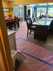 Protective Floor Covering During Installation