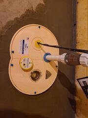 Top View of SuperSump Inside TripleSafe Liner