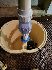 TripleSafe Liner with SuperSump (Top View During Installation)