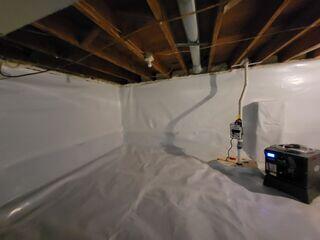 CleanSpace, SuperSump, and SaniDry Sedona Dehumidifier