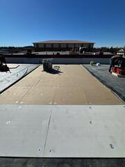 Multi-layers of roofing protection installed