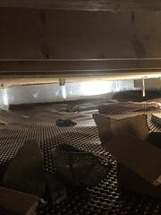 Crawl Space Drainage Matting and Wall Insulation