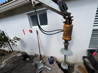Installing Helical Piers