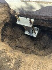 Complete Helical Pier Installation