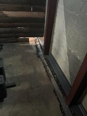 Interior Basement Drain Added