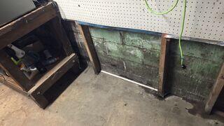 Stained Basement Walls