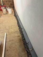 WaterGuard Drainage System Installed