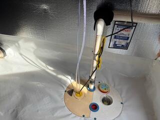 Crawl Space Sump Pump System for Groundwater Control - Raleigh, NC