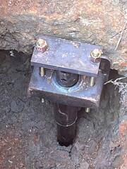 Helical Pier Installed to Stabilize the Foundation - Archdale, NC