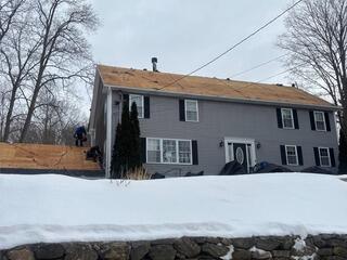 The Sheathing Is Exposed