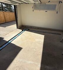 TrenchDrain installed to collect water