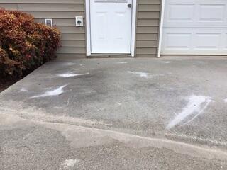 Concrete after repair