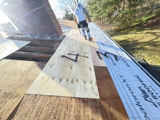 New Plywood Is Installed