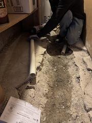 Concrete Floor Removal for Sump Pump System - Salt Lake City Basement