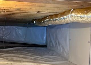 Sealing the Entry to the Crawl Space