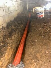 Crawl Space Drainage System