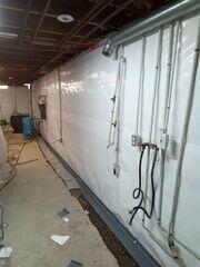 CleanSpace® Vapor Barrier Installed Over CarbonArmor® Wall Reinforcing System
