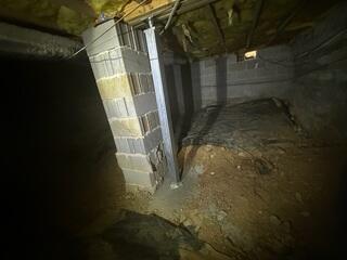 Sinking Crawl Space Supports