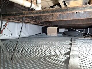 Laying Down Drainage Matting