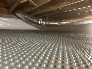Drainage Matting Installed