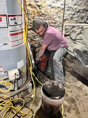 Digging for the Sump Pump