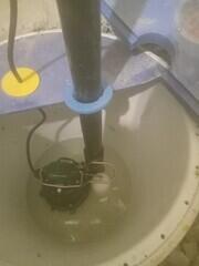 New Sump pump system installed in Hamilton, On