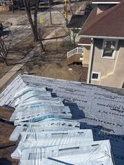 Time to install the moisture barrier