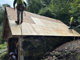 New Plywood Is Installed