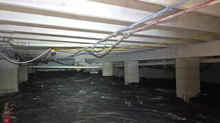 Crawl Space Before Project Begins