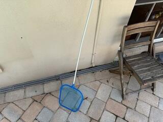 The original channel drain in the homeowner's pool deck had become damaged and ineffective over time.