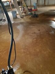 Before Crawl Space Waterproofing