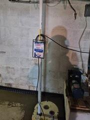 Basement Waterproofing and Triple Safe Sump Pump installation